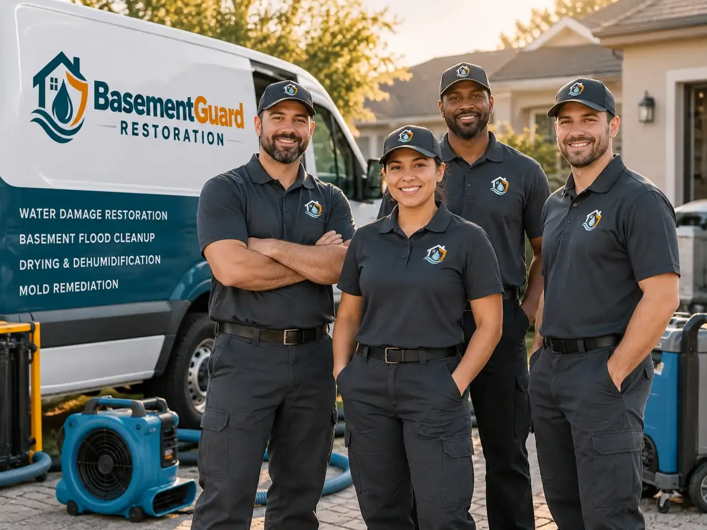 Basement Water Damage Restoration company in Frederika, IA